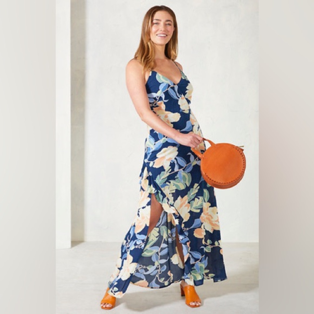 Korye Daily Look Floral Surplice Sleeveless Dress Size M